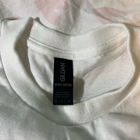 white basic oversized tee - Picture 4 of 4